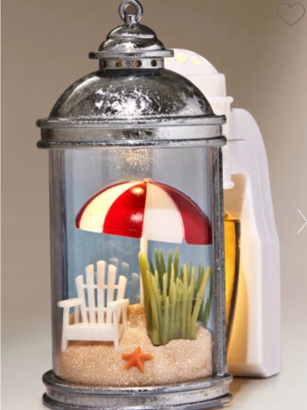 Bath & Body Works Beach Scene Lantern Nightlight Wallflowers Fragrance Plug NWT